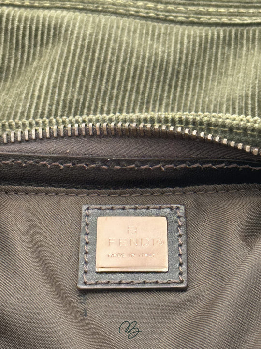 Fendi Borsa a mano in velluto
