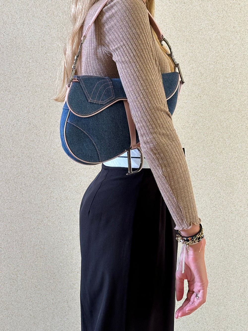 Dior Sella in denim