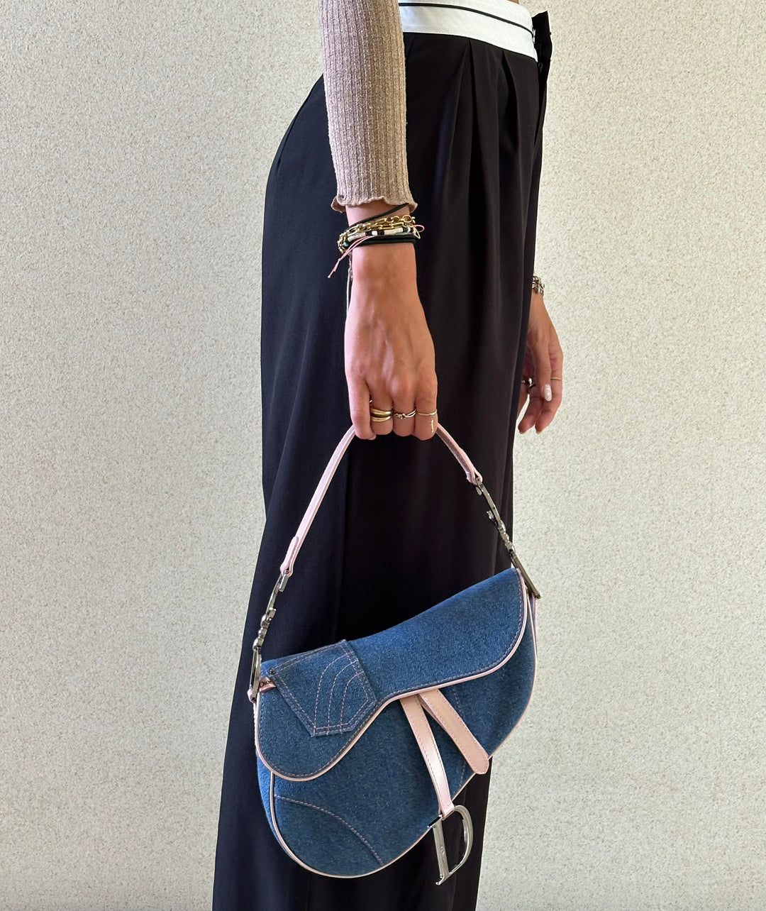 Dior Sella in denim