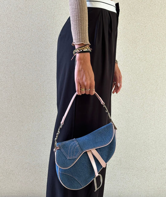 Dior Sella in denim